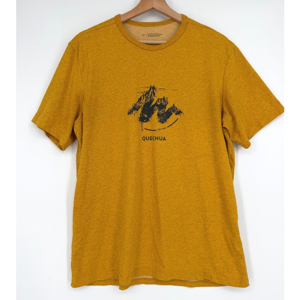 Decathlon Quechua Men's Hiking Short Sleeve Shirt Sz XL
